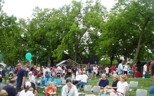 VillageFest brings thousands to the Prairie Village municipal grounds each Fourth of July.