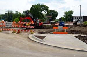 Construction has been under way on Martway since early this summer.