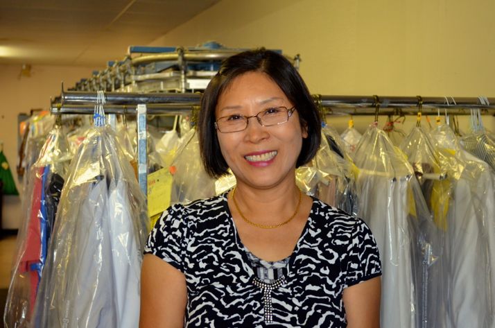 Minsuk Munoz and her sister are the new owners of the dry cleaners.