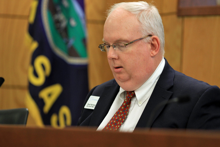 David Morrison was on trial last week to determine if he remains on the Prairie Village City Council.