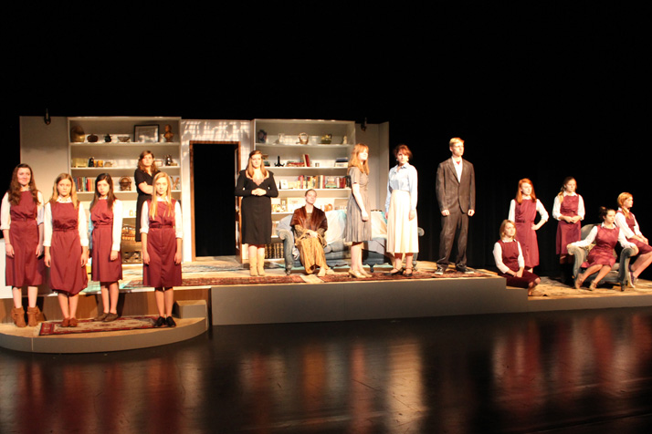 The cast of SM East's production of "The Children's Hour."