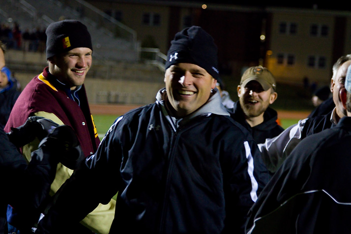 Dustin Delaney has achieved an unprecedented feat in his first year as SM East head coach: His Lancers are vying for the school's first state title.