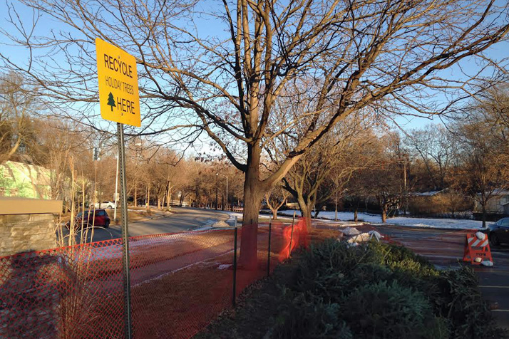 Prairie Village has designated areas for dropping off trees at Porter, Franklin and Taliaferro Parks for residents.
