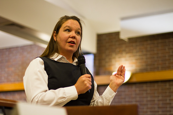 Area Rep. Stephanie Clayton likened the budget bill passed in the House to handing "vodka to an alcoholic."