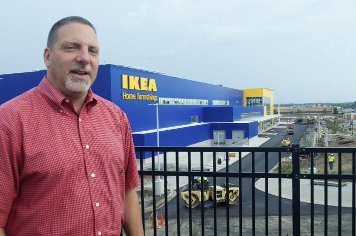 Merriam Police Chief Mike Daniels has a first-hand view of IKEA standing at the police department.