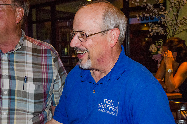 Ron Shaffer is being sworn in Monday to the Johnson County Board of County Commissioners.
