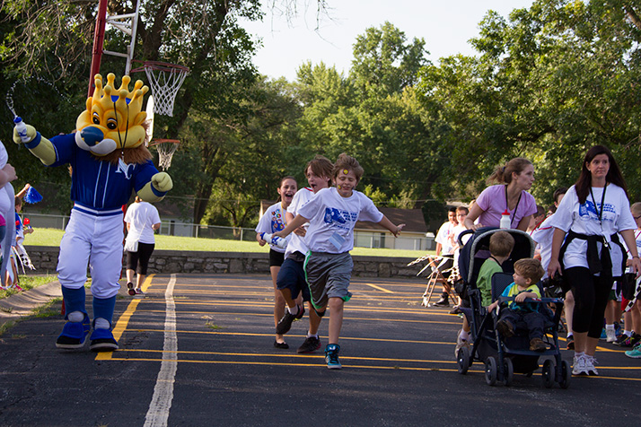 Santa Fe Trail Elementary students walked a collective 441.3 miles as part of their "Walk Across Kansas" event.