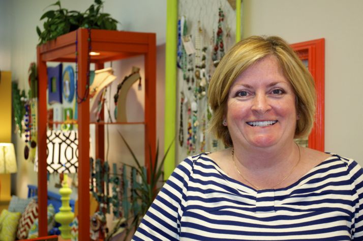 Jannell Lukens is one of the sisters who owns Abode, which just opened on Johnson Drive in Mission.