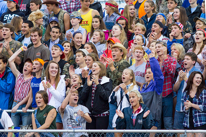 SM East fans traveled well for the season opener on the road.
