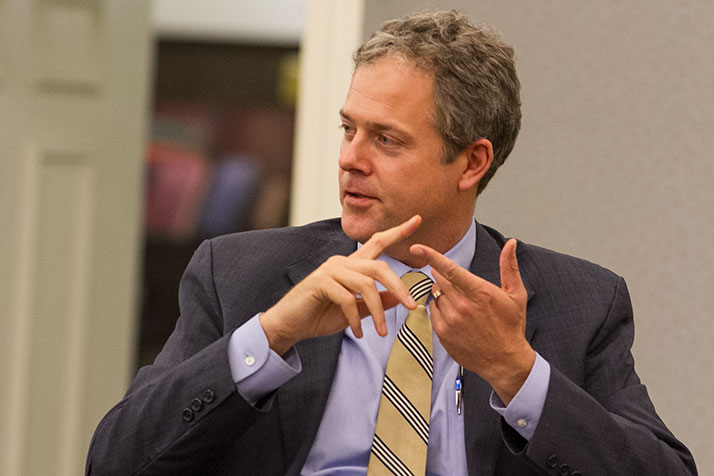 Moderator Burke Griggs is Assistant Kansas Attorney General and a Woods Institute for the Environment Fellow at Stanford University.