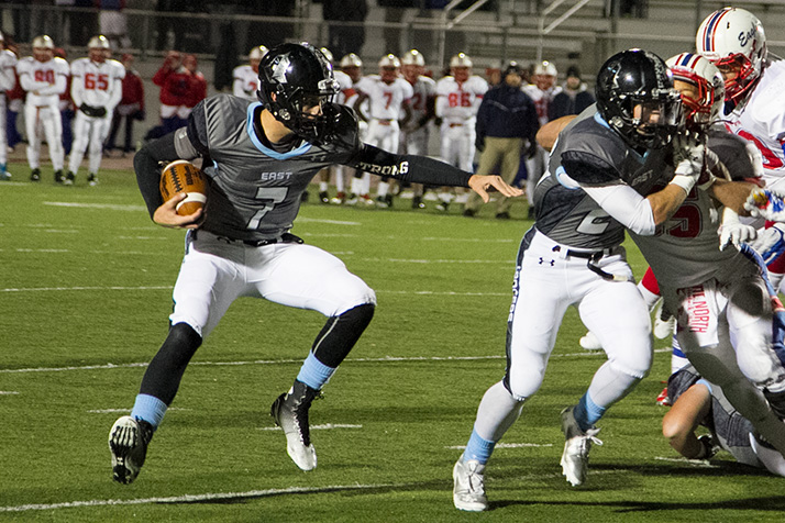 SM East's Gunnar Englund, who started as quarterback on the school's first-ever state champion football team, is among the scholar-athletes recognized by the Kansas City Star.
