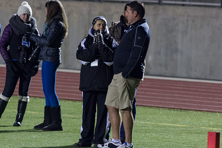 It was 25 degrees outside. Coach Hair straight crazy.