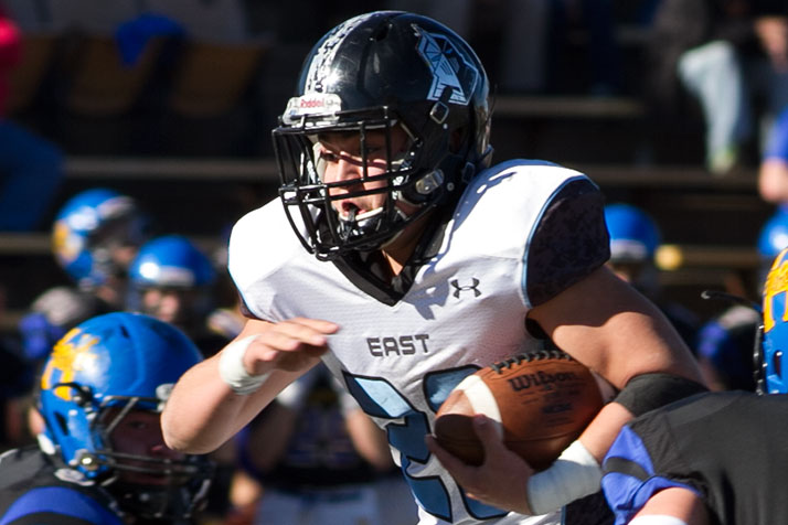 Wyatt Edmisten became one of only nine Sunflower League running backs to have rushed for 2,000 yards in a season.