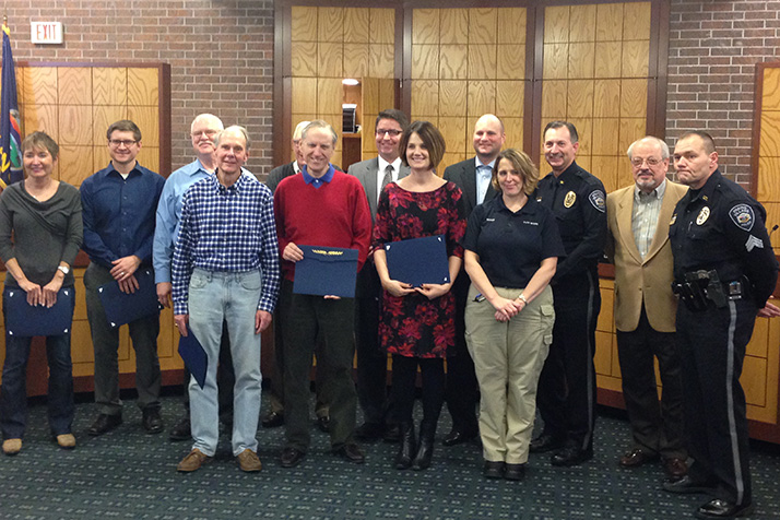 Graduate of the Citizens Police Academy received their diplomas Monday at Prairie Village City Hall.