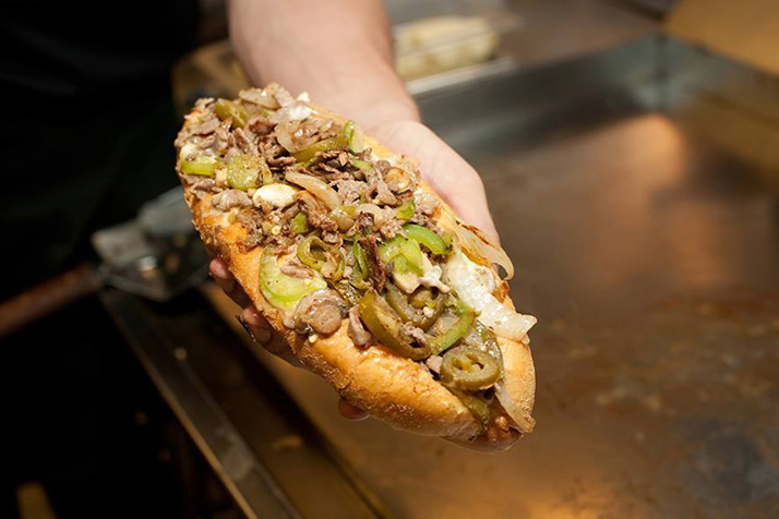 Pepperjax Grill specializes in a Philly sandwhich.
