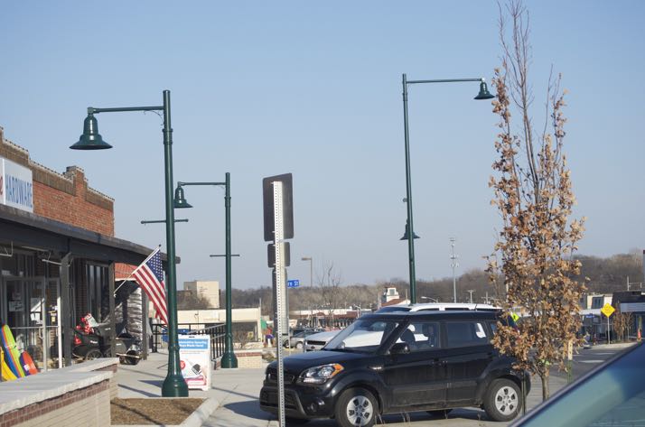 The new street lights in Mission are the final touch to the rebuild of Johnson Drive.