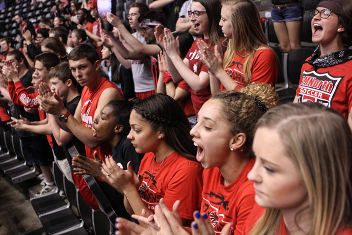 Chartered busses brought dozens of students to Wichita for the game. They didn't get back to northeast Johnson County until around 2 a.m. today.