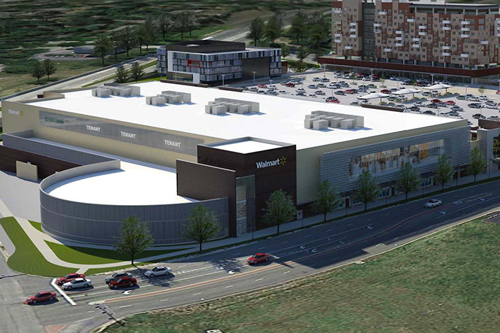 Walmart was set to decamp from Roeland Park and set up shop in the Mission Gateway development — but that project's future is very much up in the air.