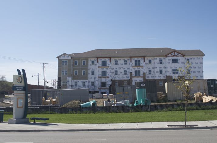 This lot at the corner of Martway and Broadmoor is slated to be the site of the next city park in Mission.