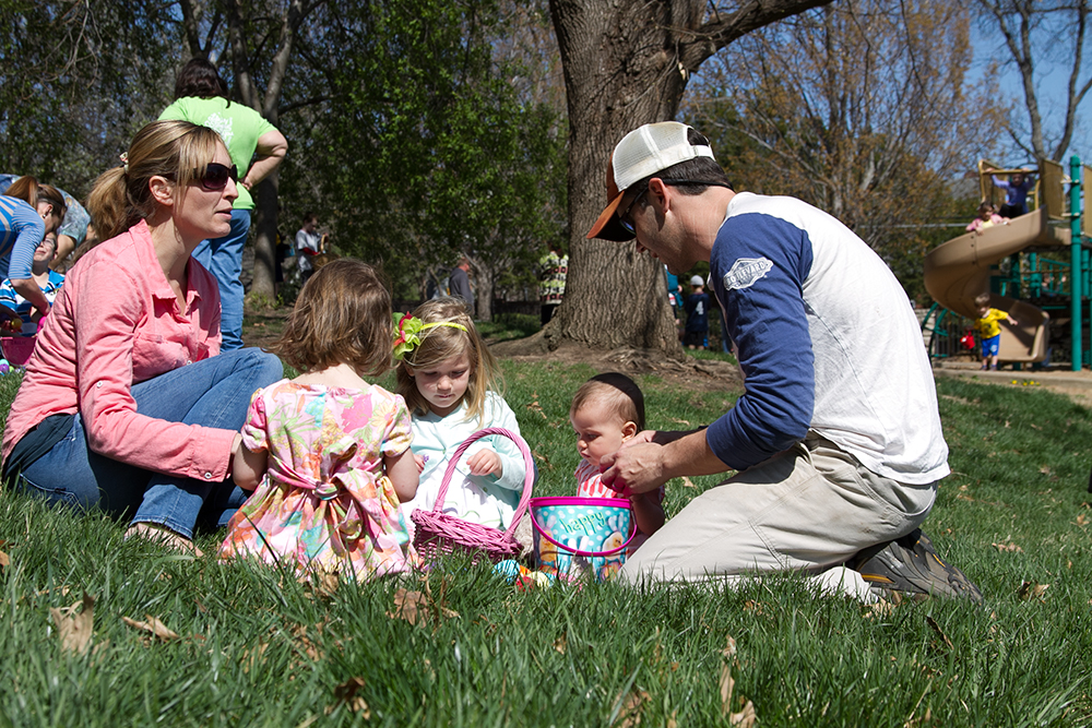Westwood's annual Easter Egg hunt.