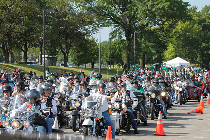 Mission City Councilor Pat Quinn helps organize the annual KC Thunder Ride. Photo via Thunder Ride website.
