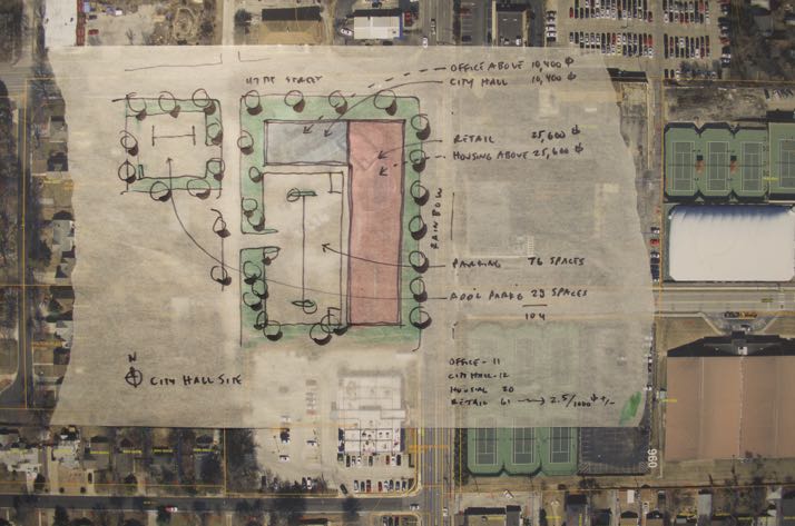 The property where Westwood City Hall now sits could be redeveloped for commercial or mixed use - with or without a city hall included.