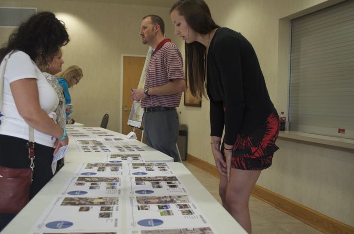 Consultants showed Mission residents some of the suggestions for new park amenities during a parks master plan open house at Sylvester Powell Community Center.