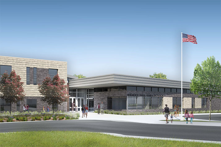 The new Briarwood building will have a secure entry and improved pick-up and drop-off infrastructure.