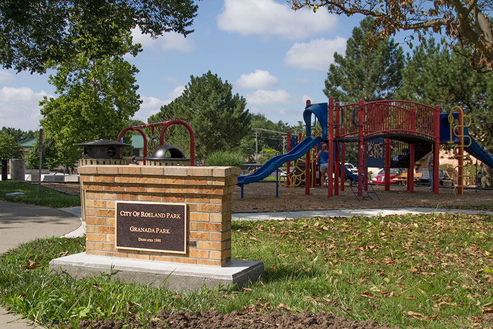 The renovations included the addition of new trash cans and benches around the playground.