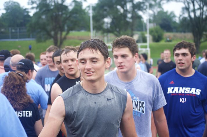 Varsity players thanked the crowd for turning out Friday.