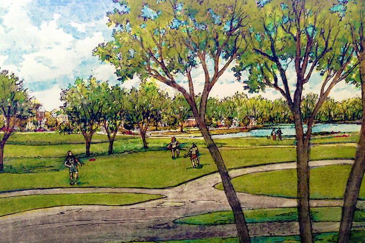 The visions of a park on the Meadowbrook property may not become a reality if the school district vetoes the TIF proposal.
