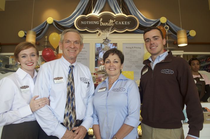 Nothing Bundt Cakes in Mission received the New Business of the Year Award. Karen, Jim, Bev and Alex Edwards are the family members involved.