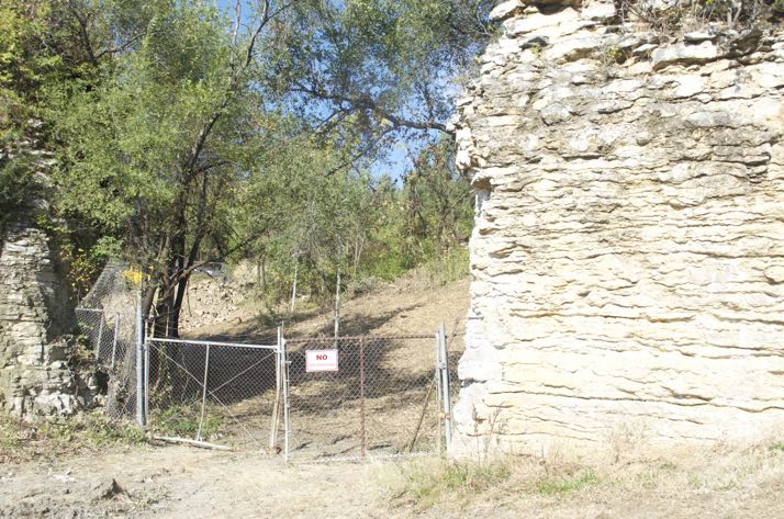 The area has now been cleared of the overgrowth that blocked the view.