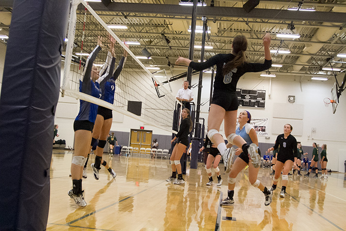 SM East in competition against top ranked Olathe Northwest earlier this year.