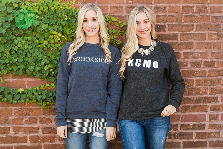 Emily (left) and Elizabeth Kennedy launched their localE brand this month.