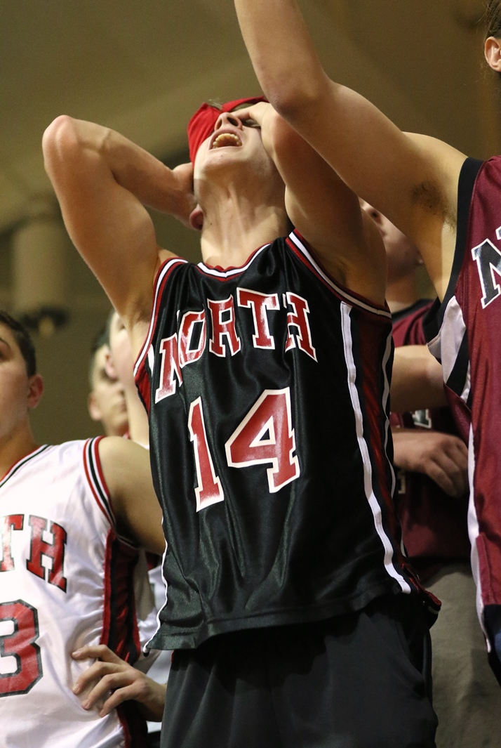 SM North students had to endure a tense third quarter before the Indians pulled away for the win.
