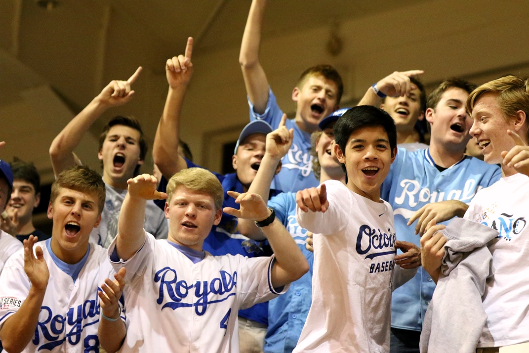 The Lancers fans were all smiles as SM East led at the half.