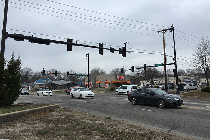 The accident occurred at the intersection of 75th Street and Metcalf Avenue.