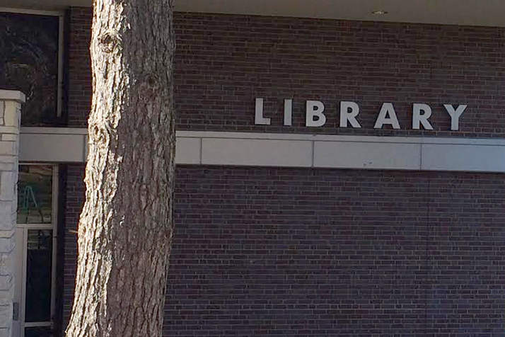 Kathi Knop helped save the Mission Valley library letters from demolition.