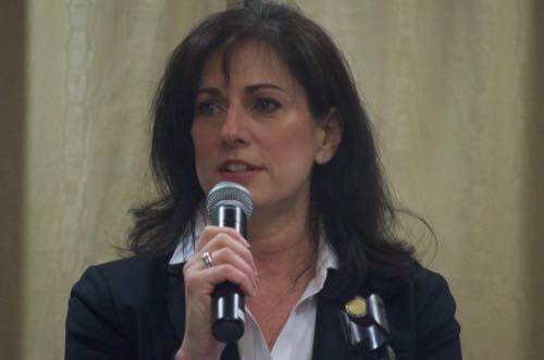 Rep. Melissa Rooker addressed a legislative update forum Saturday.