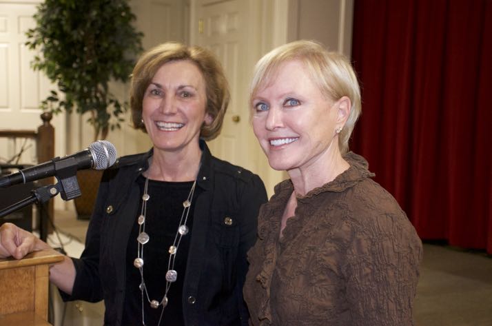 Rep. Barbara Bollier and Sen. Kay Wolf held a legislative wrap-up session Thursday.
