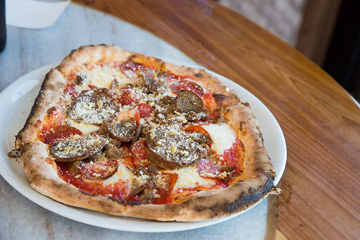 "The Butcher," one of 1889's 12-inch pizzas.