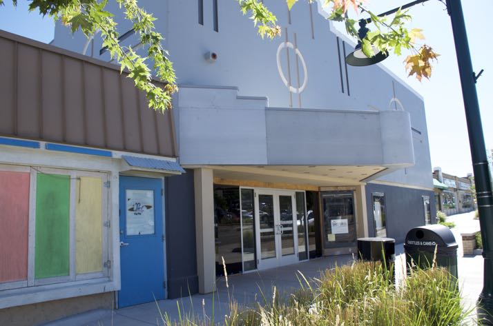 The theatre building on Johnson Drive is undergoing a renovation into an event space.
