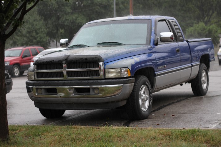 Roeland Park police led effort to get this pickup in shape for the Robbins.