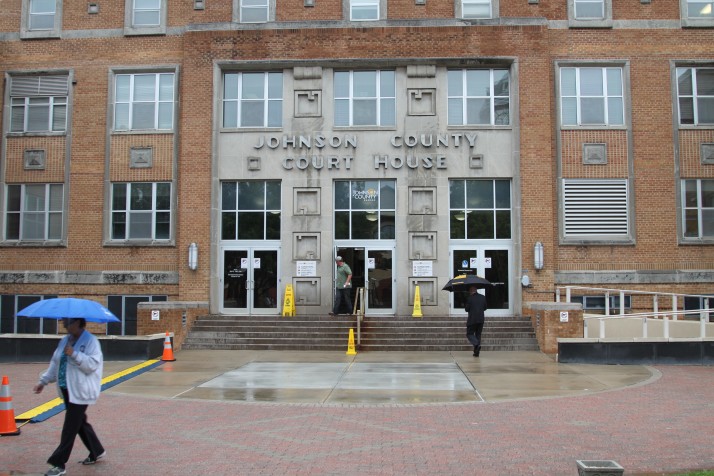 The existing Johnson County Courthouse opened in 1952.