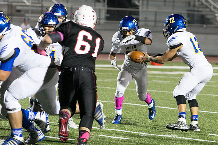 SM North had no answer for Olathe South's offense on Friday.