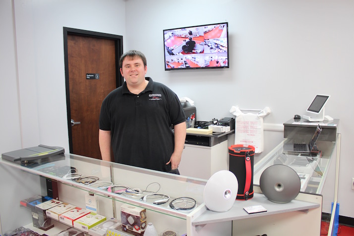 James Brown, owner of The Electronics Store in Mission.