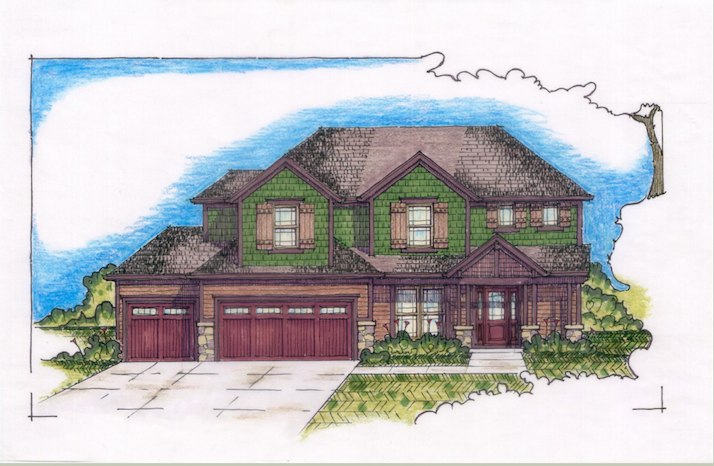 Rendering of new home being built at 4928 Fontana. (Courtesy MoJo Built)