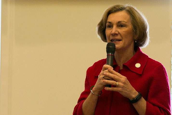 Barbara Bollier, a retired physician, was removed from the House Health Committee in 2015 for her support of Medicaid expansion. She'll be vice chair of a Senate committee that deals with health issues in 2017.