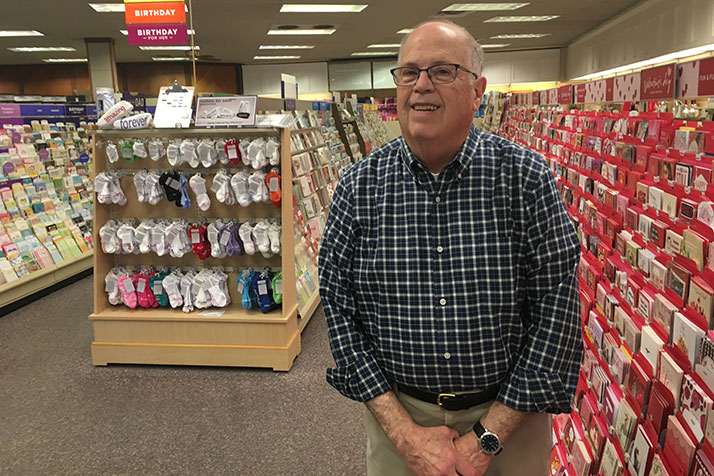 Owner Bob Harsh says he decided it was time to retire after 52 years of running the card shop in Prairie Village.